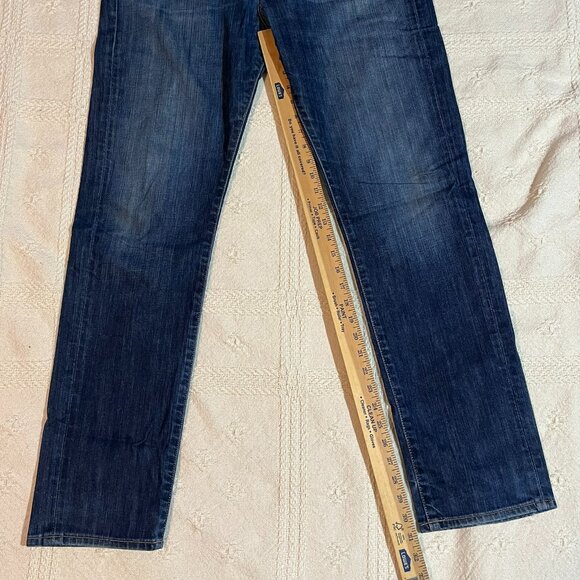 Lucky Brand 1 Authentic Skinny Jeans 36x32 button fly - Picture 6 of 9